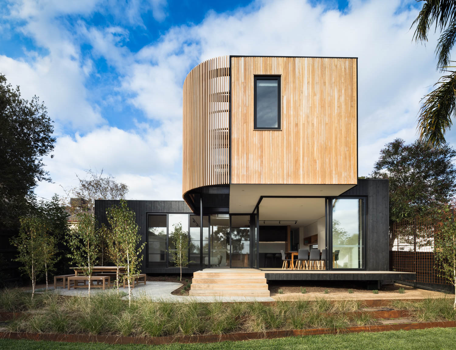 terrace garden Ivanhoe Extension / Prefab Melbourne / Modscape