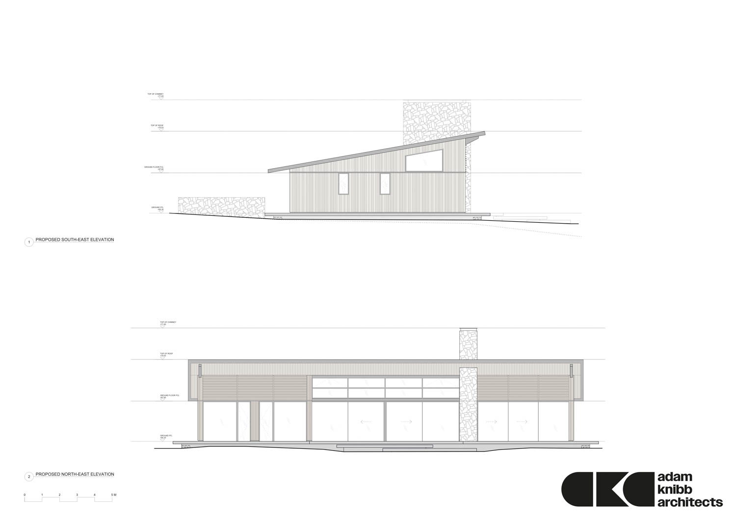 drawings SIPS House Construction at Waldens Farm / Wiltshire / Adam Knibb Architects