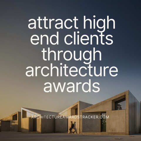 architecture awards tracker