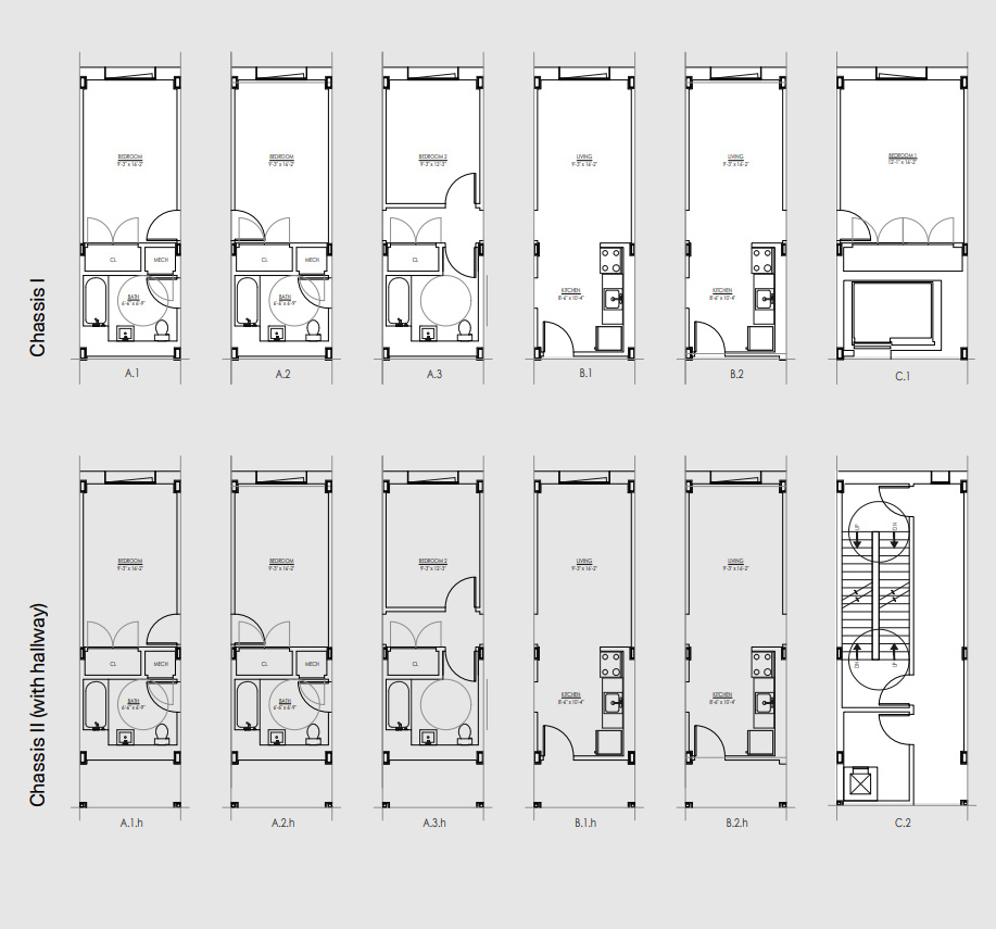 module FullStack Modular / Student Housing with Volumetric Construction / Cal Poly