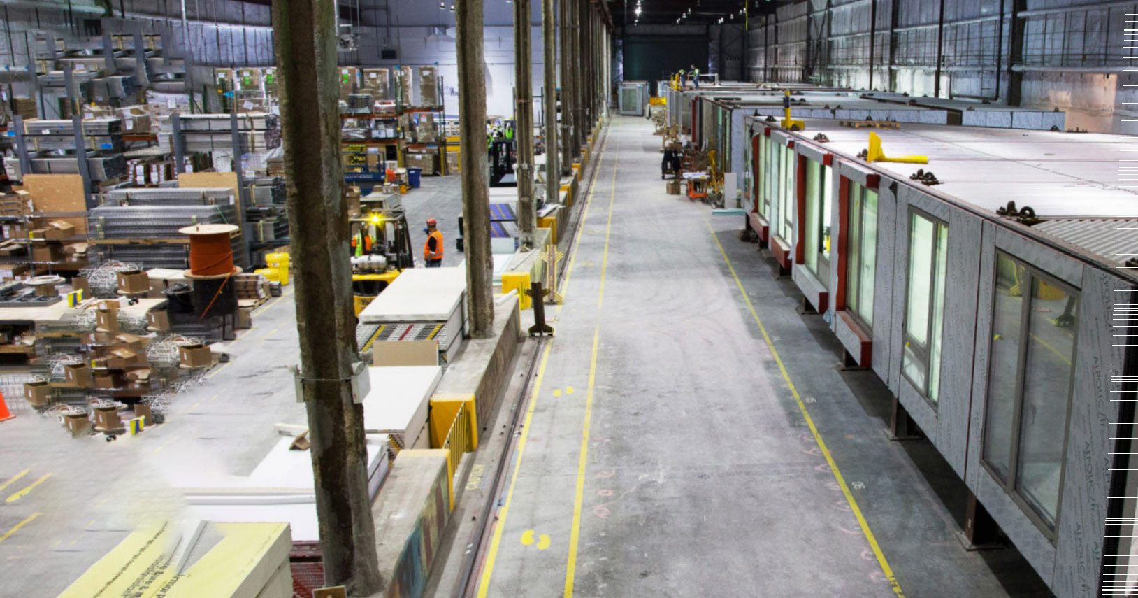 production line FullStack Modular / Student Housing with Volumetric Construction / Cal Poly